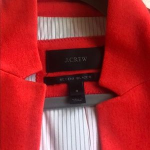 J Crew Regent Blazer Red